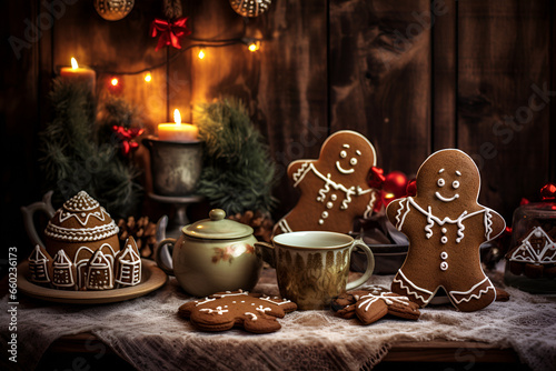 gingerbread cookies and christmas decorations,christmas gingerbread cookies