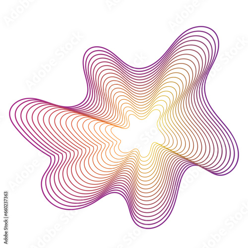Gradient Abstract Monoline