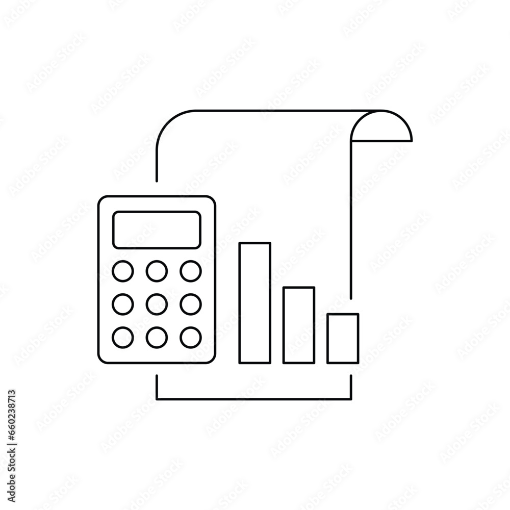 financial analyst icon design. financial statistics accounting icon. isolated on white background. vector illustration financial analyst icon design. financial statistics accounting icon. isolated on white background. vector illustration