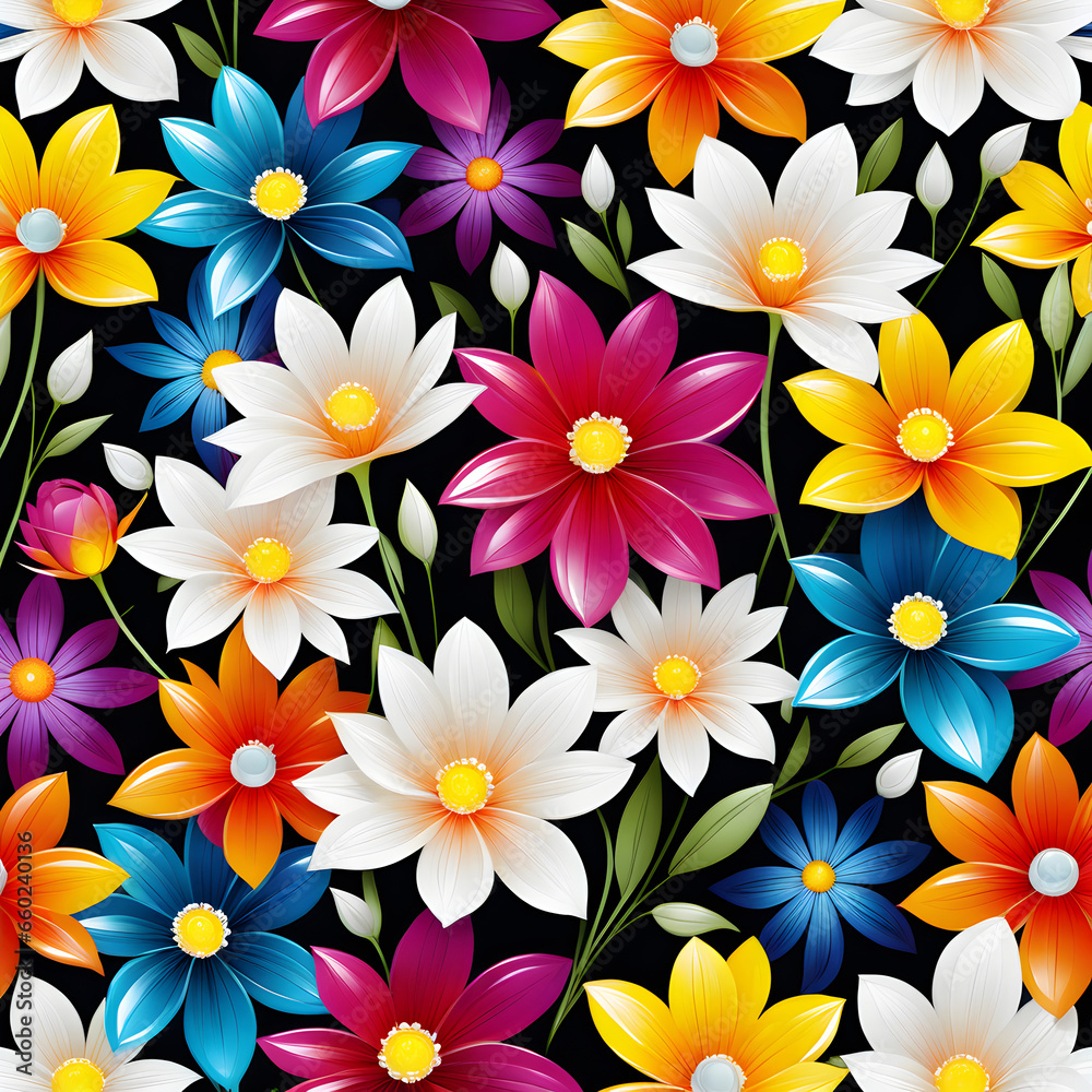 a bouquet of colorful flowers on a white background, floral flowers colorful. ai generative a bouquet of colorful flowers on a white background, floral flowers colorful. ai generative