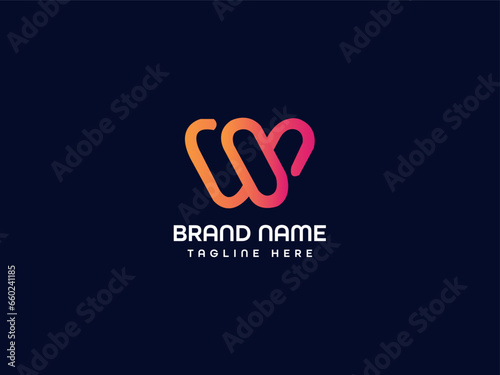 w letter logo