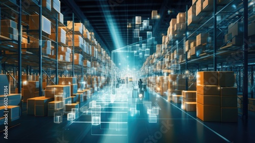 The digital warehouse of the future intelligent logistics
