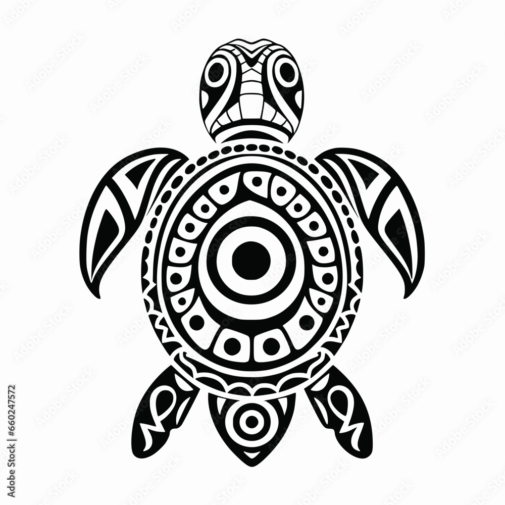 Fototapeta premium Turtle Line art Simple Logo Illustration Object Art Abstract