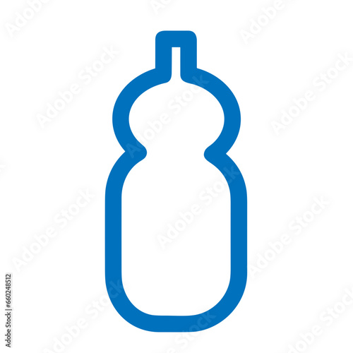 Bottle drink icon symbol vector image. Illustration of the drink water bottle glass design image