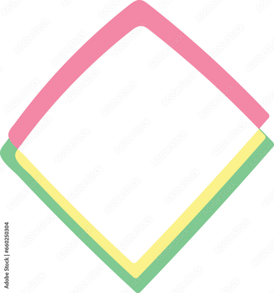 square border frame hand drawn doodle square border frame hand drawn doodle