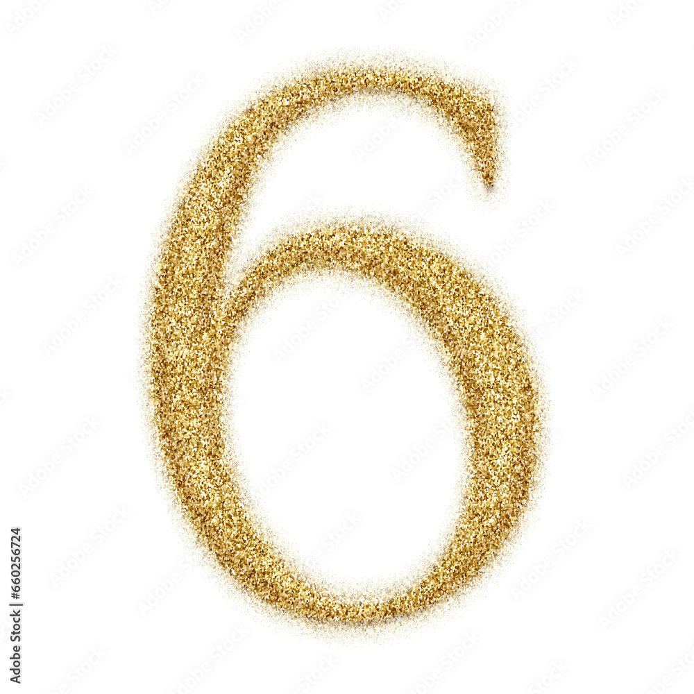 Gold glitter number from 0 to 9 isolated on transparent background. This is a part of a set which also includes letters and symbols Gold glitter number from 0 to 9 isolated on transparent background. This is a part of a set which also includes letters and symbols
