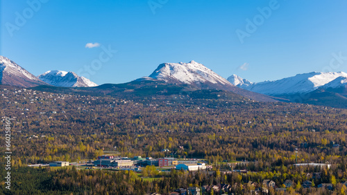 Flattop Mountain Anchorage Alaska in the fall