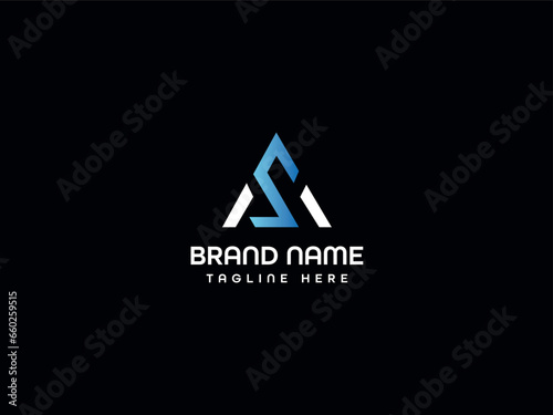 as letter logo
