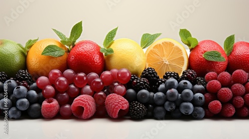 Colorful fruit on white background Desktop Wallpaper Backgrounds   Background HD For Designer