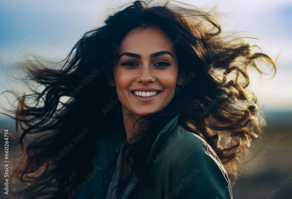 Portrait of a multiethnic woman Portrait of a multiethnic woman
