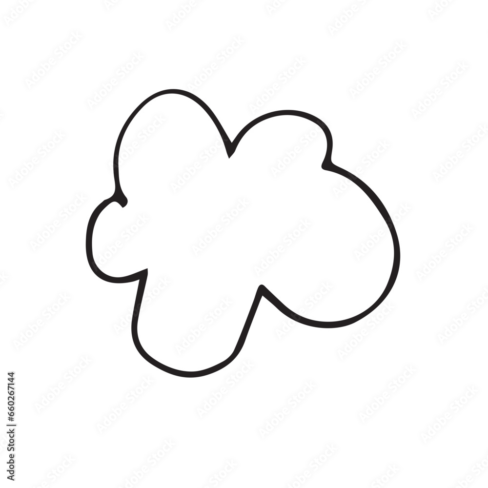 Retro Abstract Hand Drawn Shapes Organic line Retro Abstract Hand Drawn Shapes Organic line