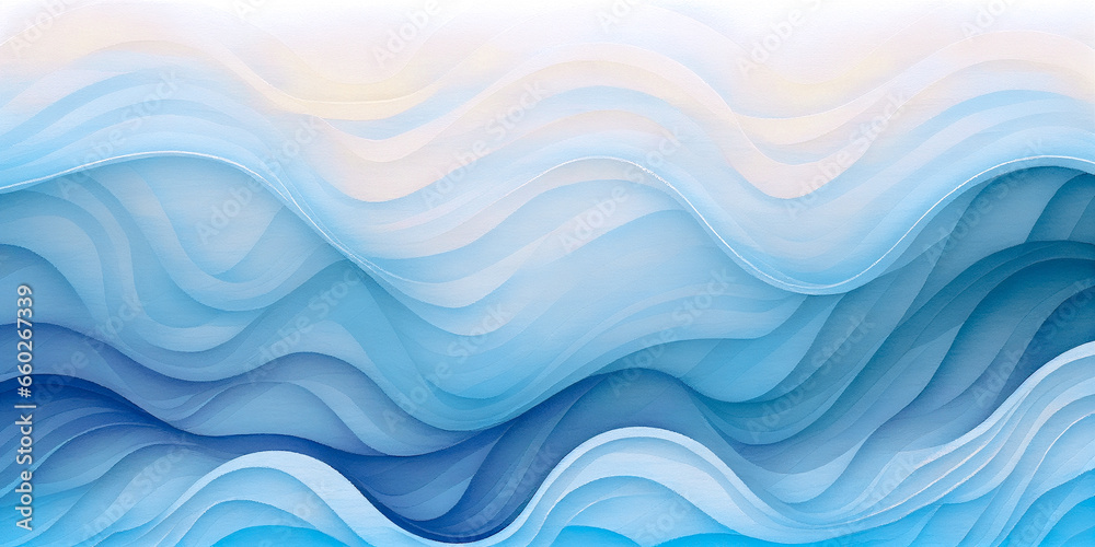 Blue and white abstract ocean wave texture. Banner Graphic Resource as background for ocean wave abstract graphics. Winter water wavy texture for web mobile backdrop. Cold weather travel illustration Blue and white abstract ocean wave texture. Banner Graphic Resource as background for ocean wave abstract graphics. Winter water wavy texture for web mobile backdrop. Cold weather travel illustration