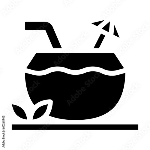 coconut drink icon