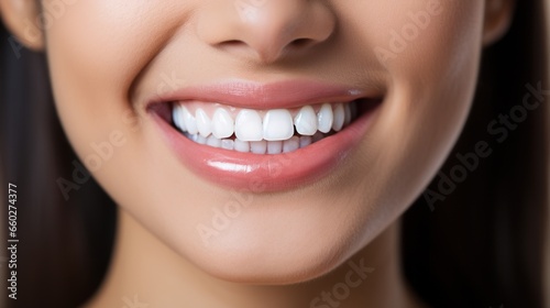 Beautiful teeth woman  Healthy teeth  Strong teeth.