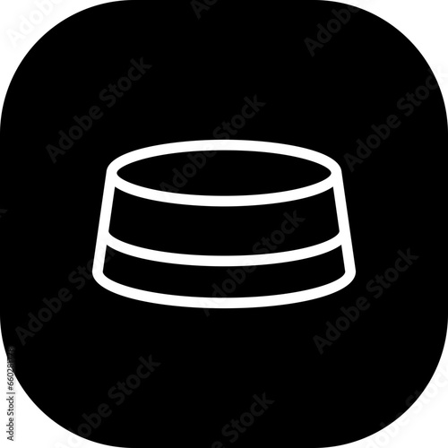 Muslim cap fashion muslim icon with black filled line outline style. muslim, cap, islamic, islam, religion, isolated, religious, . Vector Illustration