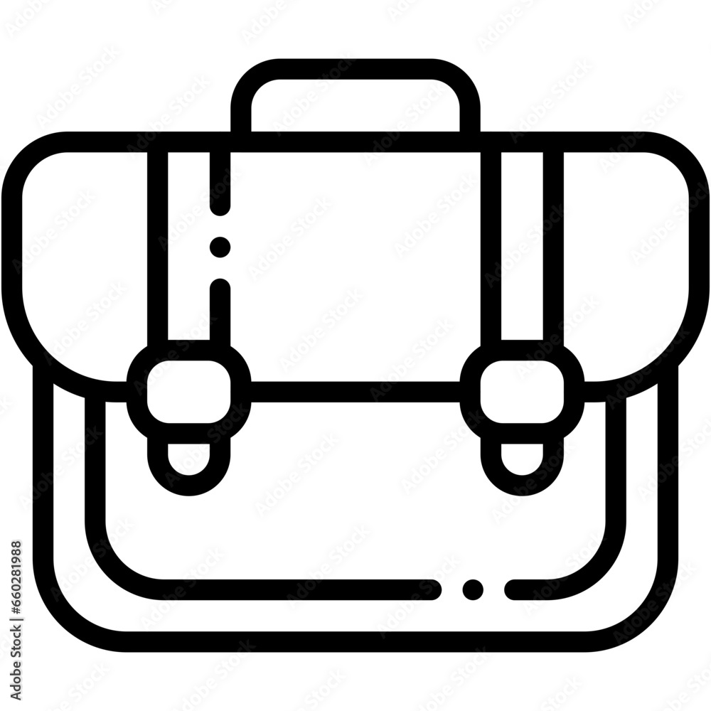 Vector Icon Briefcase, Suitcase, Bag, Portfolio, Work Experience, Business Vector Icon Briefcase, Suitcase, Bag, Portfolio, Work Experience, Business