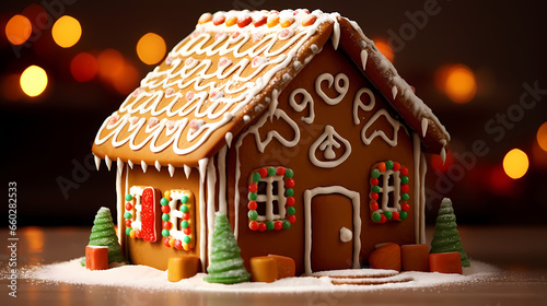 Christmas - spec gingerbread house