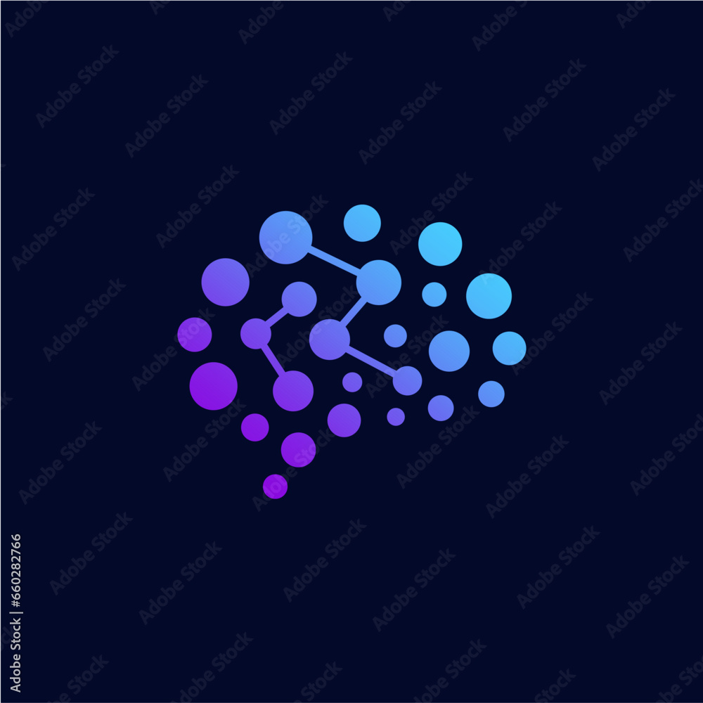 Brain tech logo vector Brain tech logo vector
