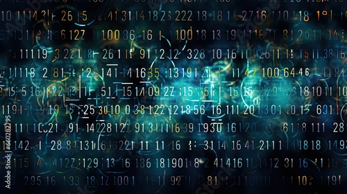 Screen Code Numbers of Matrix