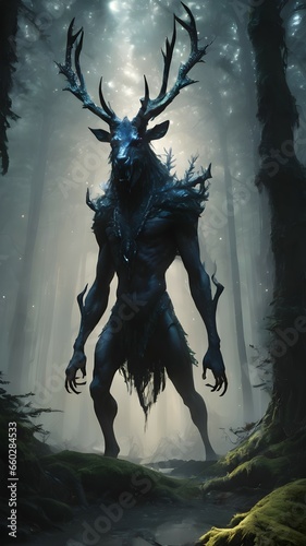 The Wendigo is a monster that lives in the forest  © pla2u