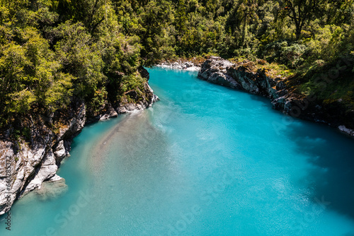 Hokitika Gorge in New Zealand.