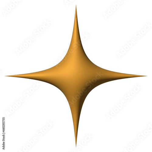 Golden sparkle 3d symbol luxury decorative design for element