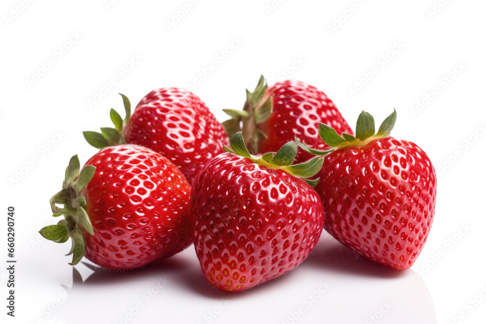 Group of ripe strawberries arranged neatly on white surface. Freshness and vibrant colors of strawberries. It is perfect for food-related projects, recipes, and healthy eating concepts. Group of ripe strawberries arranged neatly on white surface. Freshness and vibrant colors of strawberries. It is perfect for food-related projects, recipes, and healthy eating concepts.