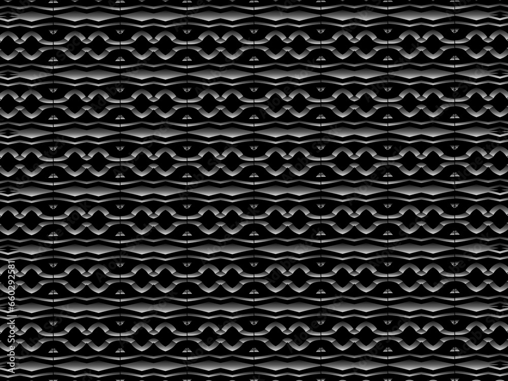 Black abstract background design. Modern wavy lines (guilloche curves) pattern in monochrome colors. Premium line texture for banner, business background. Dark horizontal vector template. Black abstract background design. Modern wavy lines (guilloche curves) pattern in monochrome colors. Premium line texture for banner, business background. Dark horizontal vector template.