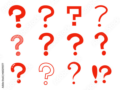 様々なクエスチョンマーク