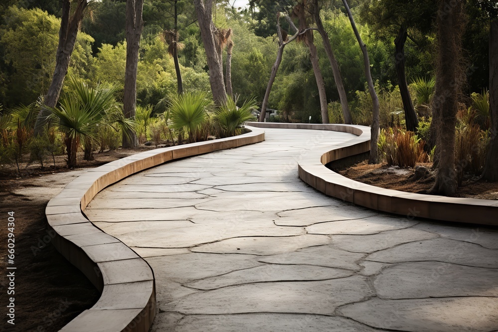 Obraz premium Concrete Pathway