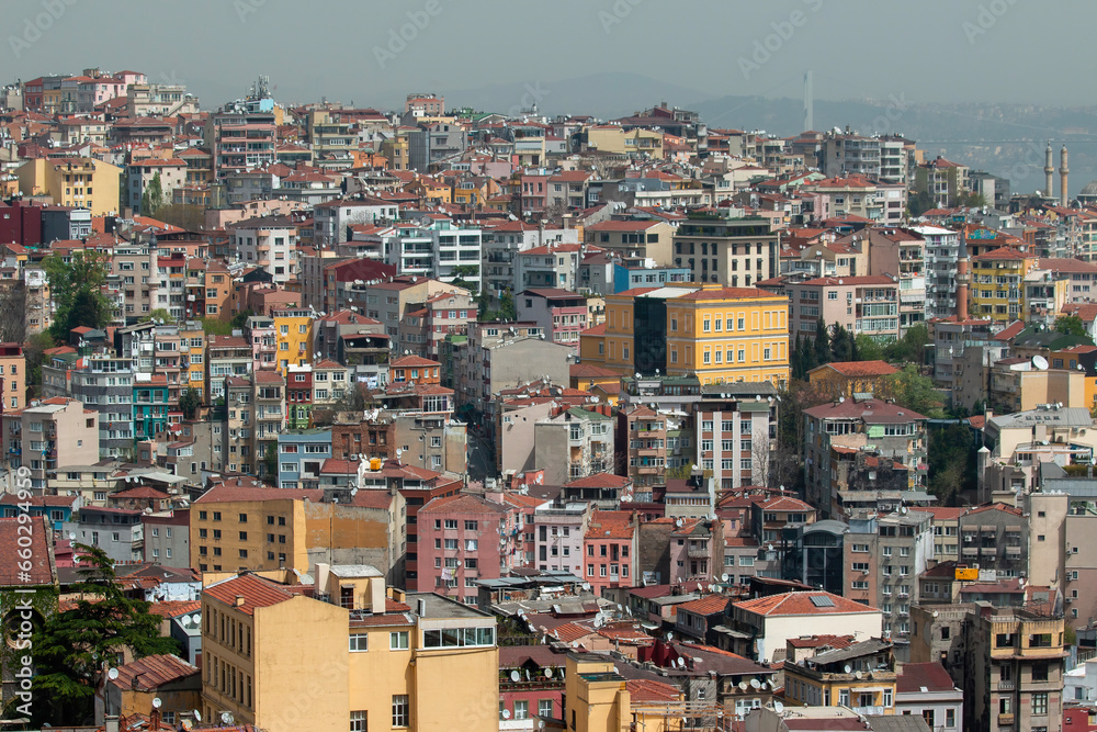 buildings and settlement in istanbul.