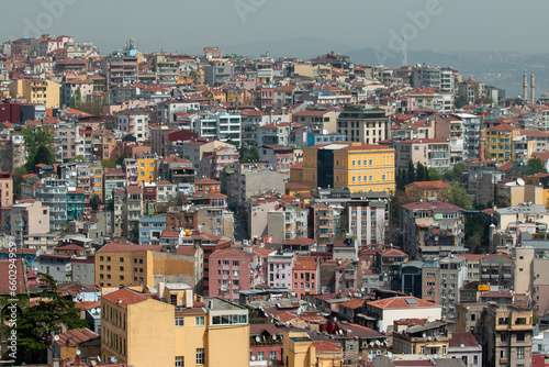 Fototapeta Naklejka Na Ścianę i Meble -  buildings and settlement in istanbul.