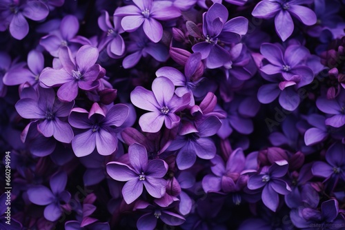 Purple Petaled Flowers © Nate