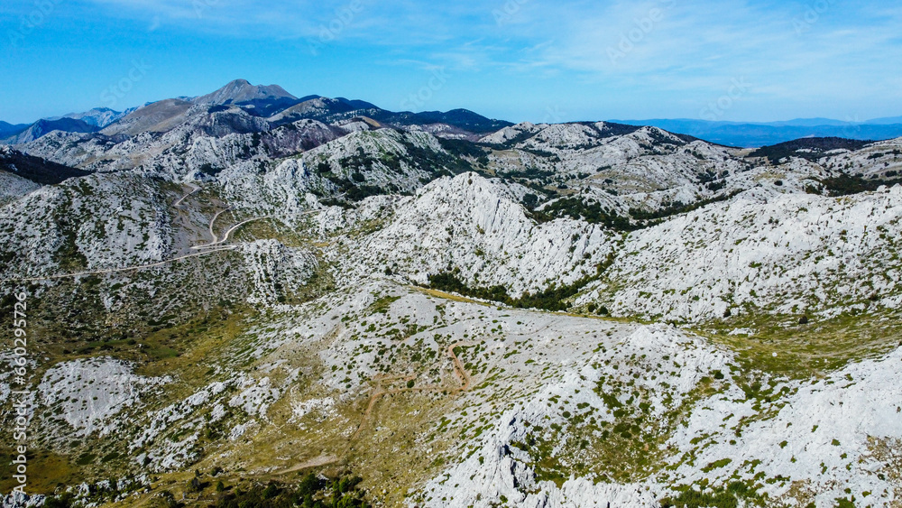 Tulove Grede, mountains near Zadar, Croatia