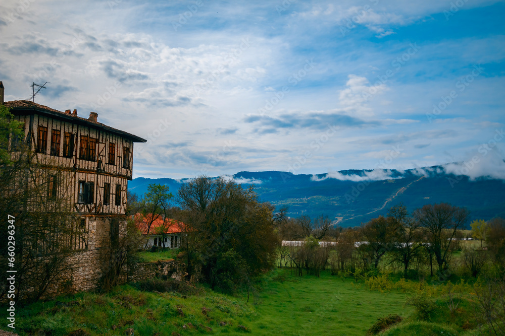 Traditional Safranbolu houses in Turkey with its unique view and perfect houses.