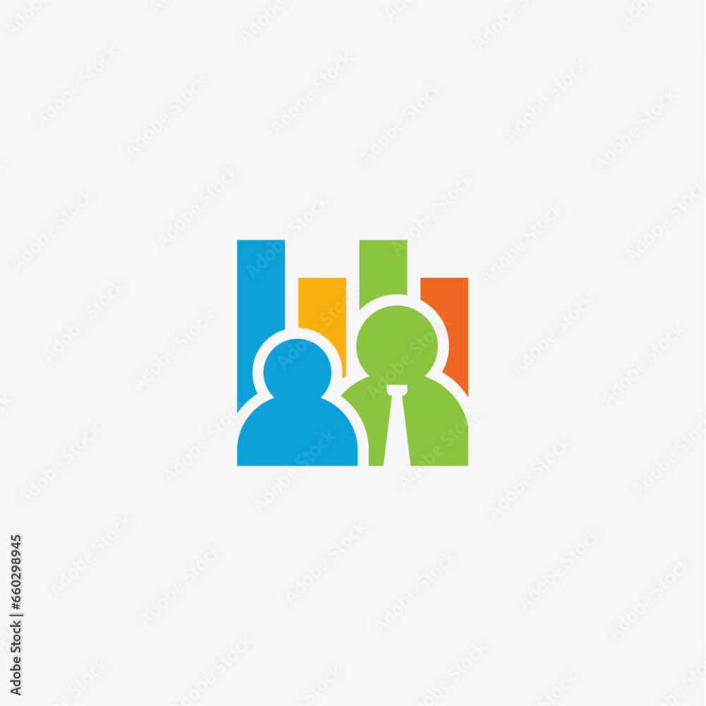 people group logo vector