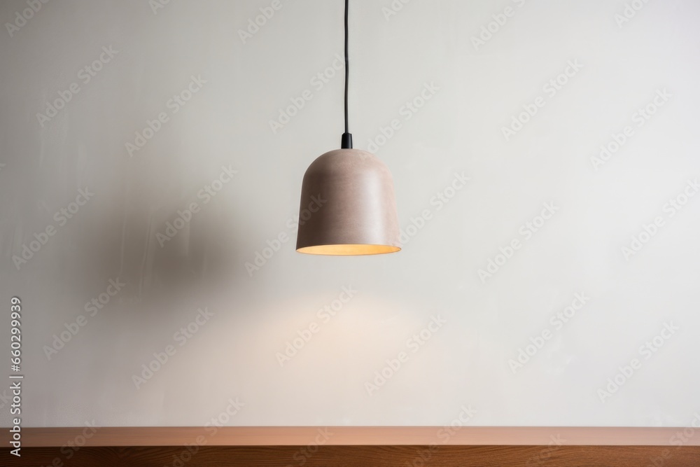 minimal pendant light fixture against a neutral wall minimal pendant light fixture against a neutral wall