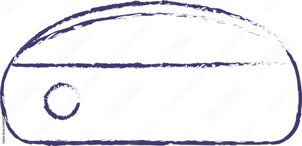 Fototapeta premium Handbag hand drawn vector illustration