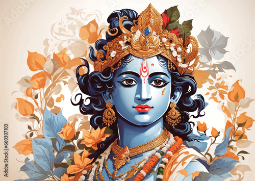 Indian dahi handi festival of happy shree krishna janmashtami