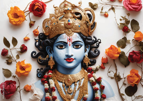 Indian dahi handi festival of happy shree krishna janmashtami