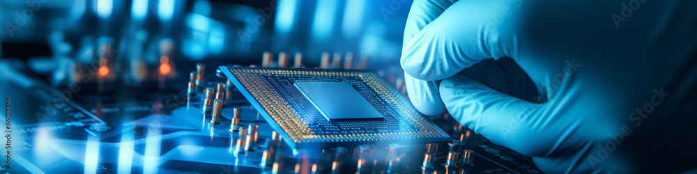 Fototapeta premium chip industry 