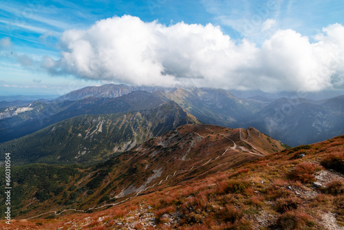 Canvas Print Tatra mountains in summer czerwone wierchy