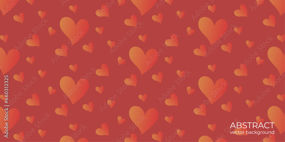 Abstract vector background with hearts, pattern Abstract vector background with hearts, pattern