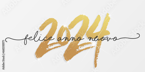 felice anno nuovo - buon anno 2024