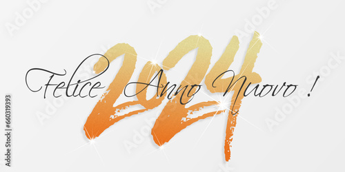 felice anno nuovo - buon anno 2024	