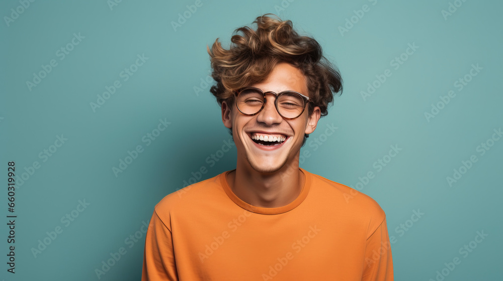 portrait of a man with glasses