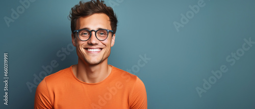 portrait of a man with glasses