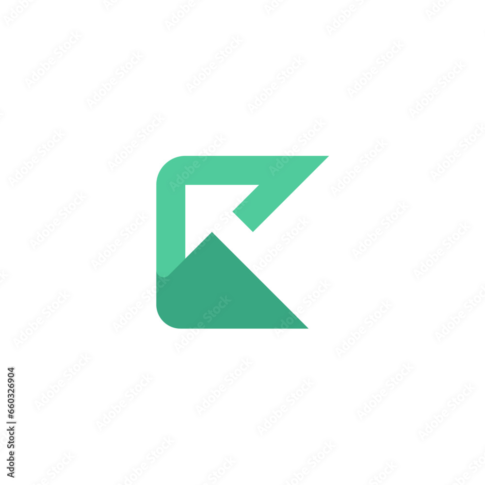 initial K business logo template initial K business logo template