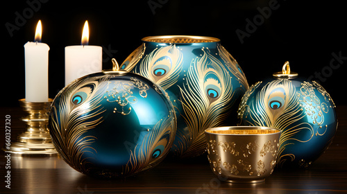 Close up of balls Decorativ...