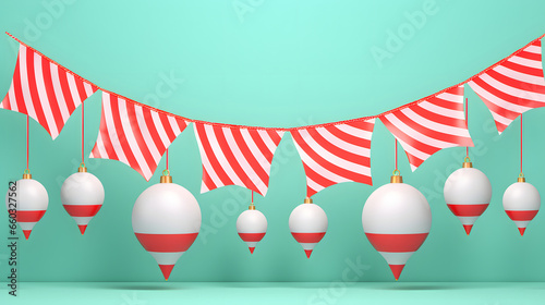 Close up of balls Decorativ...